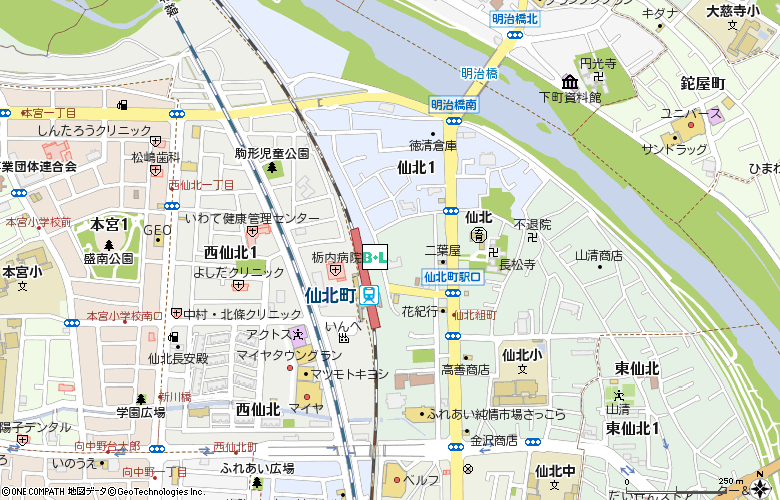 合同会社　玉田コンタクトレンズ付近の地図